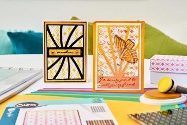 Sizzix - Schablone "Uptown Adornment" Stencil Design by Stacey Park