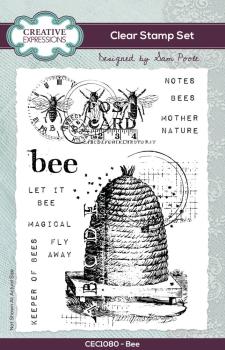 Creative Expressions - Stempelset A6 "Bee" Clear Stamps