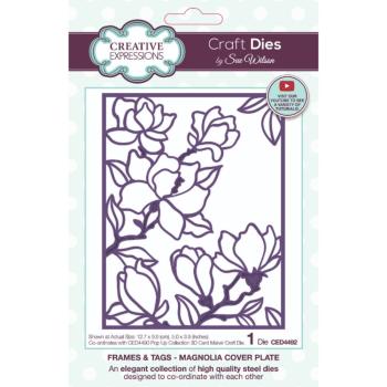 Creative Expressions - Stanzschablone "Frames & Tags Magnolia Cover Plate" Craft Dies Design by Sue Wilson