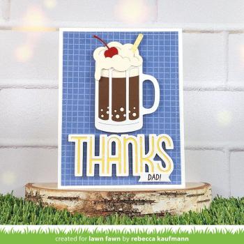 Lawn Fawn - Stanzschablone "Build-a-drink Root Beer" Add-on Die