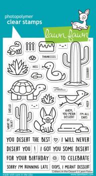 Lawn Fawn - Stempelset "Critters In The Desert" Clear Stamps
