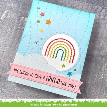 Lawn Fawn - Stanzschablone "Stitched Sentiment Banners" Dies