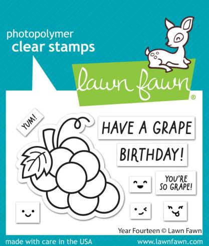 Lawn Fawn - Stempelset "Year Fourteen" Clear Stamps