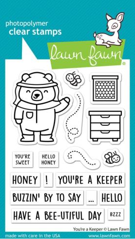 Lawn Fawn - Stempelset "You're A Keeper" Clear Stamps