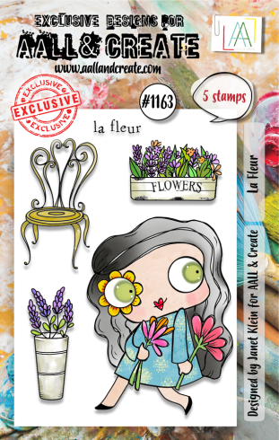 AALL and Create - Stempelset A7 "La Fleur" Clear Stamps
