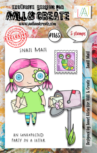 AALL and Create - Stempelset A7 "Snail Mail" Clear Stamps