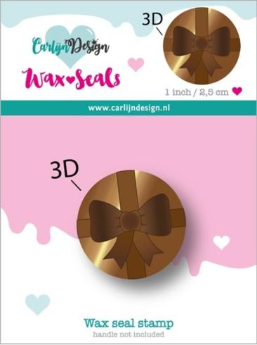 Carlijn Design - Wachssiegel Stempel "3D Strik" Wax Seal Stamp 47