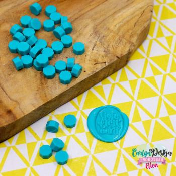 Carlijn Design - Wachsperlen "Turquoise" Wax Seal Melts 30g