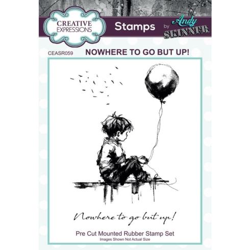 Creative Expressions - Gummistempelset"Nowhere To Go But Up!" Rubber Stamp Design by Andy Skinner