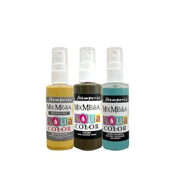 Stamperia - Aquarellfarbe "Fortune" Aquacolor Paint Kit 3x30ml