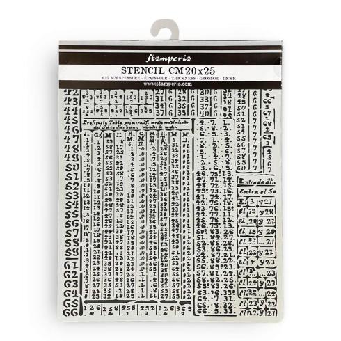 Stamperia - Schablone 20x25cm "Hieroglyphic" Stencil