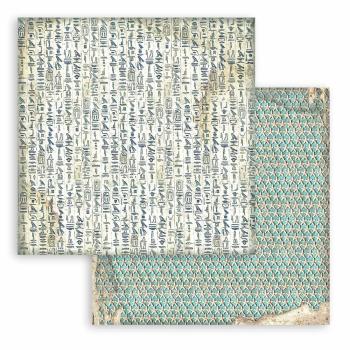 Stamperia - Designpapier "Land of Pharaohs Backgrounds" Paper Pack 8x8 Inch - 10 Bogen