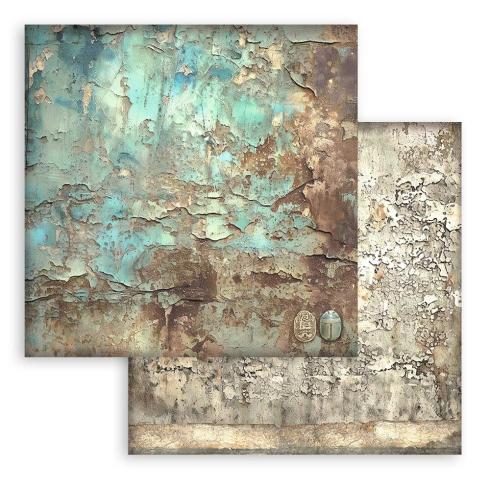 Stamperia - Designpapier "Land of Pharaohs Maxi Background" Paper Pack 12x12 Inch - 10 Bogen