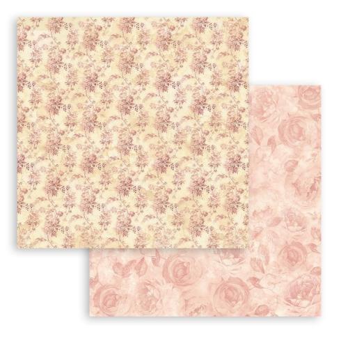 Stamperia - Designpapier "Shabby Rose" Paper Pack 8x8 Inch - 10 Bogen