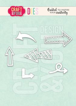 Craft & You Design - Stanzschablone "Arrows" Dies