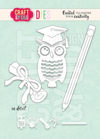 Craft & You Design - Stanzschablone "Owl" Dies