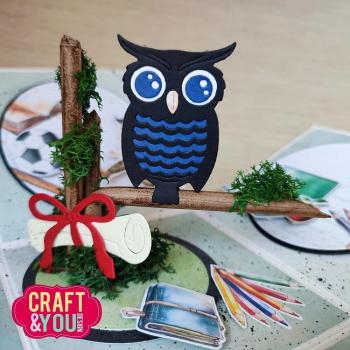 Craft & You Design - Stanzschablone "Owl" Dies