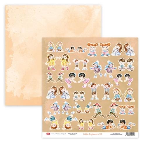 Craft & You Design - Designpapier "Little Explorers" Creative Set 12x12 Inch - 8 Bogen