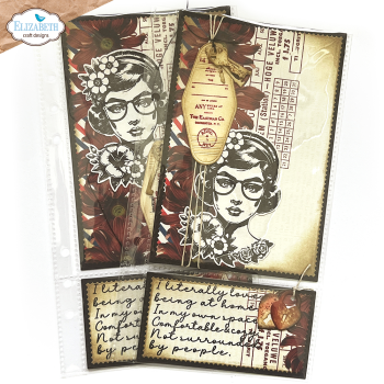 Preview: Elizabeth Craft Designs - Stanzschalone "Postage Stamps Pocket Page Fillers 1 - Full Size" Dies
