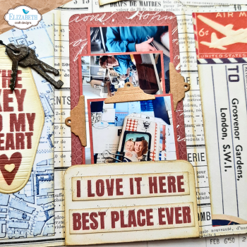 Elizabeth Craft Designs - Stempel & Stanzeschablone "Frida at Home" Stamp & Dies