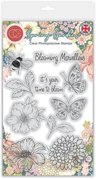 Craft Consortium - Stempelset "Spring Gardens" Clear Stamps