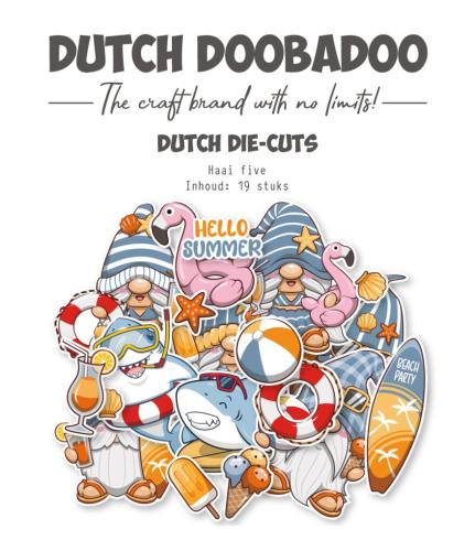 Dutch Doobadoo - Stanzteile "Haai Five" Die Cuts