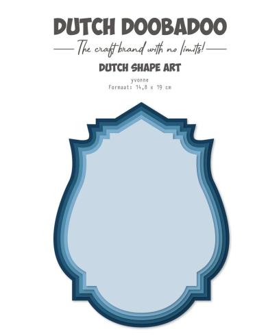 Dutch Doobadoo - Schablone A5 "Yvonne" Stencil - Dutch Shape Art 