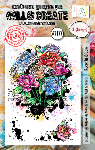 AALL and Create - Stempelset A7 "Roses In Bloom" Clear Stamps