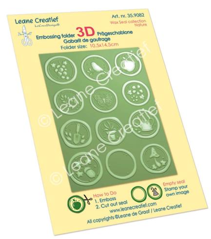 Leane Creatief - Prägefolder "Nature" 3D Embossing Folder