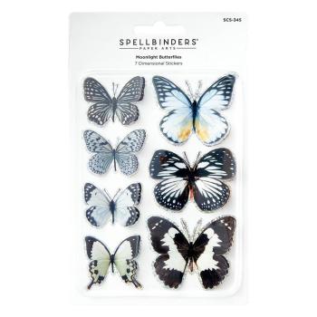 Spellbinders - Aufkleber "Moonlight Butterflies" 3D Sticker
