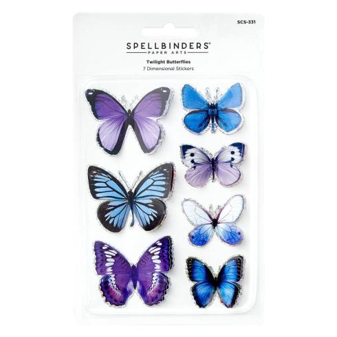 Spellbinders - Aufkleber "Twilight Butterflies" 3D Sticker