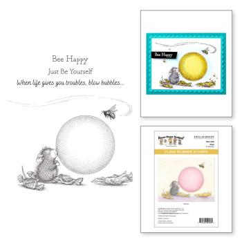Spellbinders - Gummistempel Set "Pop!" Cling Stamp
