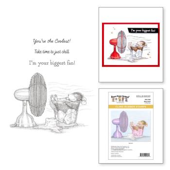 Spellbinders - Gummistempel Set "Stay Cool" Cling Stamp