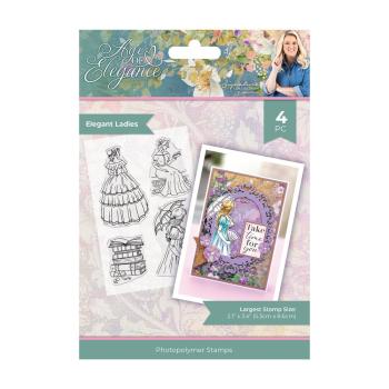 Crafters Companion - Stempelset "Elegant Ladies" Clear Stamps