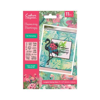 Crafters Companion - Stempelset "Be Flamazing" Clear Stamps