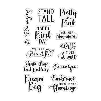 Crafters Companion - Stempelset "Be Flamazing" Clear Stamps