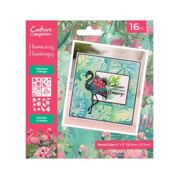 Crafters Companion - Schablone "Fabulous Foilage" Stencil