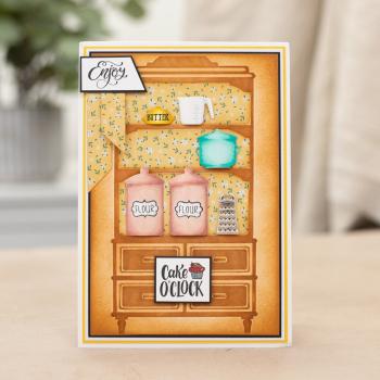 Crafters Companion - Designpapier "Kitchen Collection" Paper Pack 6x6 Inch - 36 Bogen