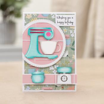 Crafters Companion - Stempelset & Stanzschablone "Mix and Measure" Stamp & Dies