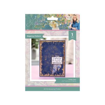 Crafters Companion - Prägefolder "Regency Pattern" 2D Embossingfolder