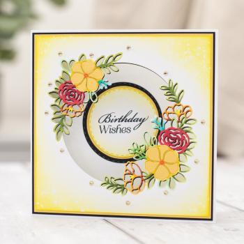 Crafters Companion - Stempelset & Stanzschablone "Bloom & Grow" Stamp & Dies
