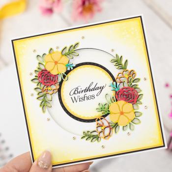 Crafters Companion - Stempelset & Stanzschablone "Bloom & Grow" Stamp & Dies