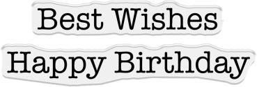 Crafters Companion - Stempelset & Stanzschablone "Butterfly Wishes" Stamp & Dies