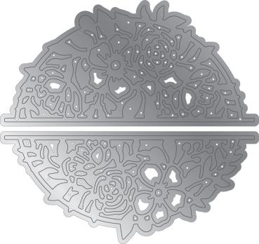 Crafters Companion - Stempelset & Stanzschablone "Floral Note" Stamp & Dies
