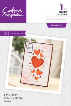 Crafters Companion - Stanzschablone "Heart Cluster" Dies
