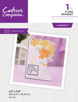 Crafters Companion - Stanzschablone "Flora Bouquet" Dies