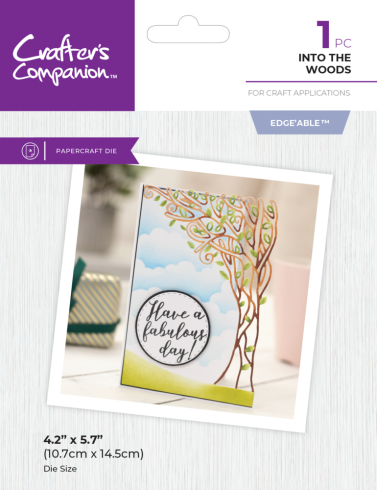 Crafters Companion - Stanzschablone "Into the Woods" Dies