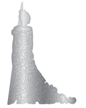 Crafters Companion - Stanzschablone "Off to the Ball" Dies