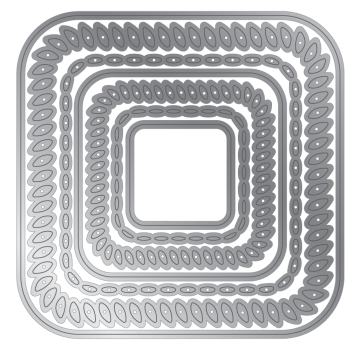 Crafters Companion - Stanzschablone "Nesting Squares" Dies
