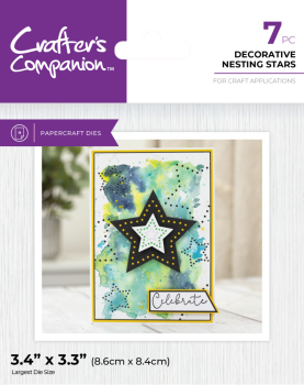 Crafters Companion - Stanzschablone "Nesting Stars" Dies